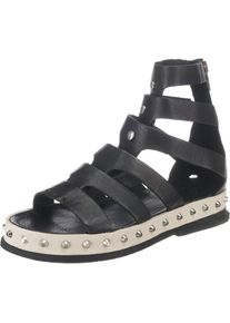 A.S.98, Damen Riemchensandaletten, Schwarz
