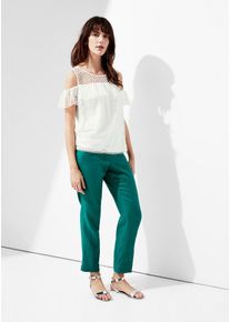 s.Oliver BLACK LABEL, Damen Top, Wei&szlig;