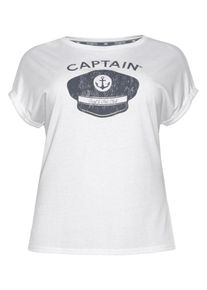 Tom Tailor Polo Team, Damen Shirt, Wei&szlig;