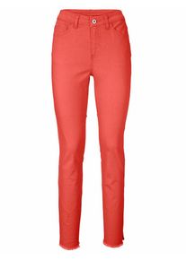 Heine, Damen Jeans, Dunkelorange