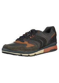 Geox, Herren Sneaker, Navy / Hellbraun / Oliv