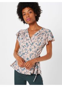 Sisters Point, Damen Bluse 'LENON', Himmelblau / Rosa