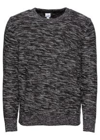 GAP, Herren Pullover 'OLX TXT MARL CREW', Dunkelgrau
