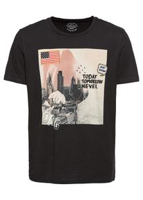 Jack & Jones JACK & JONES, Herren T-Shirt 'JORCOOPER TEE CREW NECK', Schwarz