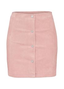 Freaky Nation, Damen Minirock aus Veloursleder 'Twentyone', Rosa