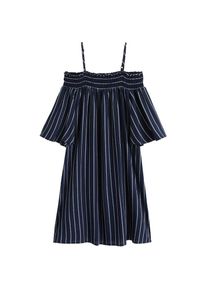 Mango, Damen Kleid 'Mare-h', Nachtblau / Grau