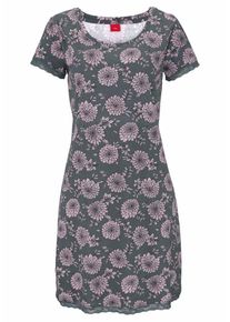 s.Oliver RED LABEL, Damen Nachthemd, Dunkelgrau / Helllila