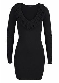 Melrose, Damen Strickkleid, Schwarz