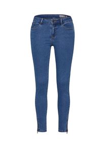 Véro Moda VERO MODA, Damen Jeans 'VMHOT SEVEN MR SLIM ANKLE ZIP PANTS DNM', Blue Denim