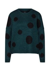 Only, Damen Pullover, Gr&uuml;n / Schwarz