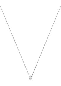 Christ, Damen Kette '87476685', Silber / Wei&szlig;