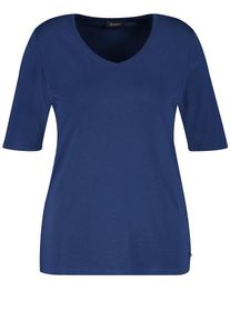 SAMOON, Damen T-Shirt, Indigo