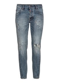 tigha, Herren Jeans 'Billy the kid 9502 ripped', Blue Denim