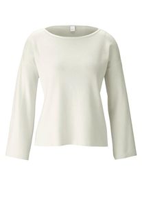 Heine, Damen Feinstrickpullover, Wei&szlig;