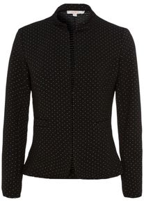 Esprit, Damen Strickjacke, Schwarz / Wei&szlig;