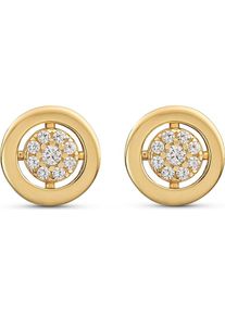 JETTE, Damen Ohrstecker, Gold