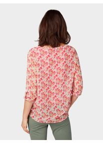 Tom Tailor, Damen Bluse, Mischfarben / Pink