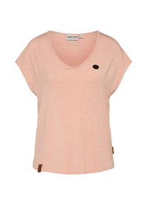 Naketano, Damen Shirt 'Falscher Smiley III', Rosa