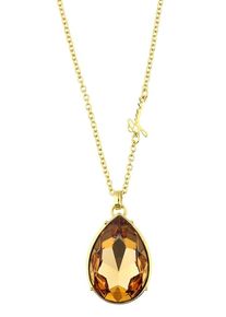 Guess, Damen Halskette, Gold / Orange