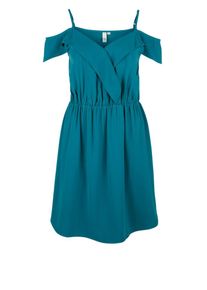 Q/S Designed By, Damen Kleid, Petrol