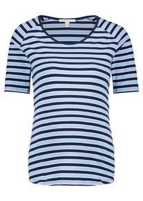 Esprit Maternity, Damen T-shirt, Nachtblau / Hellblau