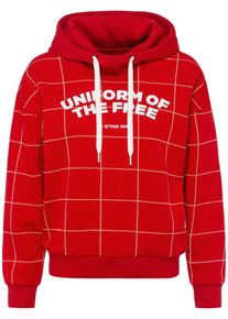 G-Star Raw, Damen Sweatshirt 'Lynaz', Rot / Wei&szlig;