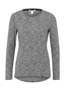 Esprit, Damen Jerseyshirt, Graumeliert / Schwarz
