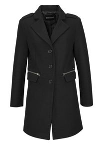 Bruno Banani, Damen Kurzmantel, Schwarz
