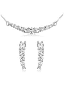 Firetti, Damen Schmuckset (Set, 3 tlg.), Silber