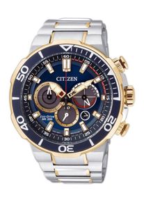 Citizen, Herren Chronograph, "CA4254-53L", Marine / Gold / Silber