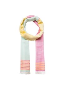 Codello, Damen Schal, Gelb / Mint / Koralle / Pink