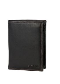 Samsonite, Herren Attack SLG Geldbörse Leder 9,5 cm, Dunkelbraun