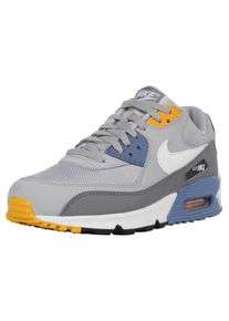 Nike Sportswear, Herren Sneaker 'Air Max 90 Essential', Rauchblau / Gelb / Grau