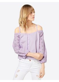 Only, Damen verspieltes Blusentop, Lila