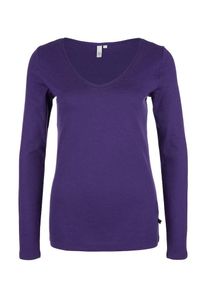 Q/S Designed By, Damen Longsleeve, Dunkellila