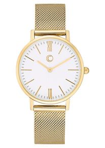 C-Collection, Damen Uhr, Gold / Weiß