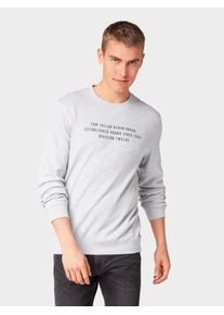 Tom Tailor Denim, Herren Sweatshirt, Graumeliert