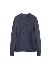 Mango Man, Herren Pullover 'Forest', Nachtblau