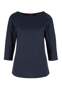 s.Oliver RED LABEL, Damen Shirt, Dunkelblau