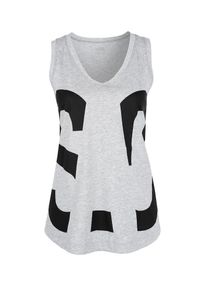 S.Oliver Active, Damen Logo Tanktop, Grau