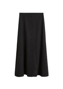 Mango, Damen Rock 'Boton-A', Schwarz