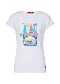 Derbe, Damen Shirt 'Sardines', Ecru / Wei&szlig;