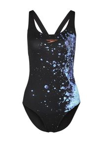 Speedo, Damen Badeanzug, Violettblau / Schwarz