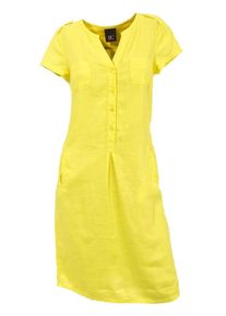 Heine, Damen Leinenkleid, Gelb