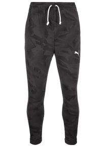 Puma, Herren Trainingshose 'Cup Casuals', Dunkelgrau / Schwarz / Weiß