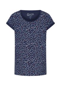 EDC by Esprit, Damen Shirt 'OCS Short Slub', Navy / Mint