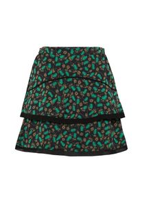 Aaiko, Damen Rock, Gr&uuml;n / Schwarz