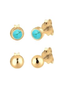 Elli, Damen Ohrring Set, Gold