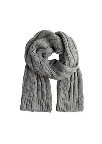 Hollister, Damen Schal 'XM18-CHUNKY KNIT SCARF', Grau