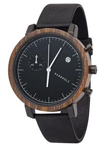KERBHOLZ, Herren Uhr 'Franz', Schwarz